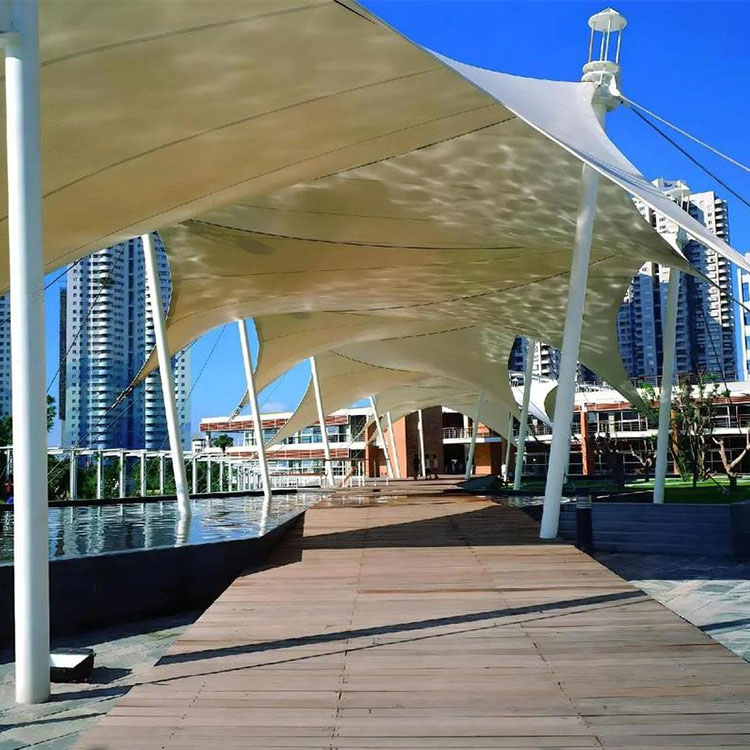 敦煌市膜结构景观棚