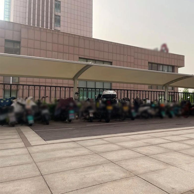 敦煌市膜结构电动车棚